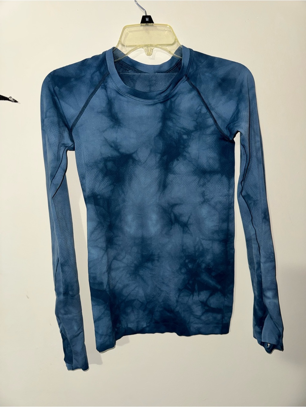 Lululemon Blue Tie-Dye Long Sleeve Top